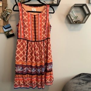 Multicolored Unique Summer Dress